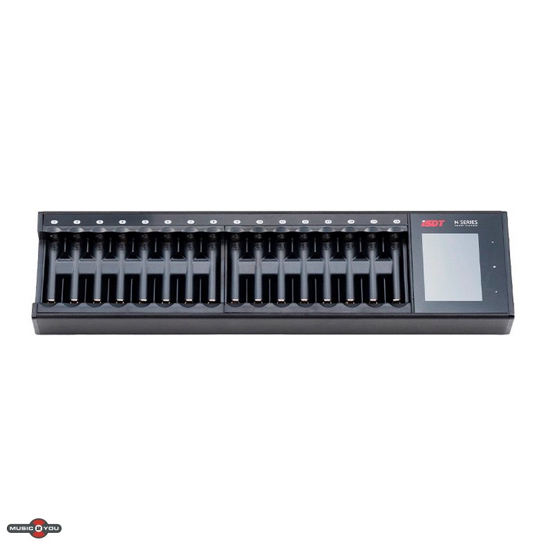ISDT N16 Intelligent lader til 16 stk. AA / AAA Genopladelige Batterier