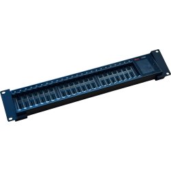 ISDT N24 Intelligent lader til 24 stk. AA / AAA Batterier - Med Rackbeslag