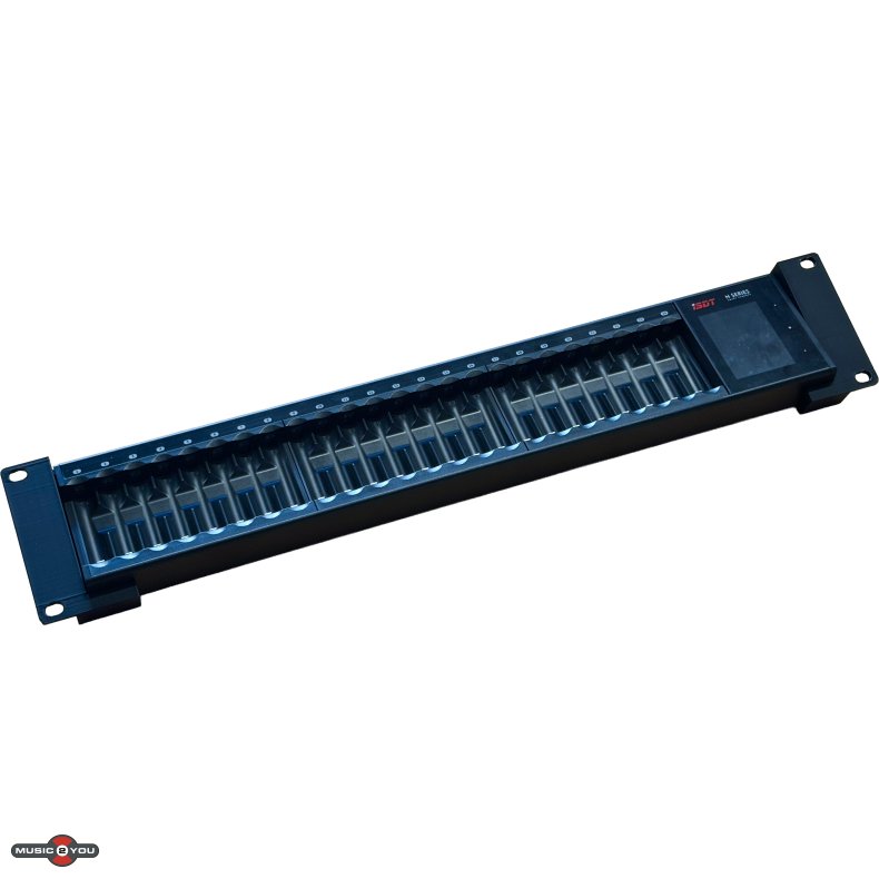 ISDT N24 Intelligent lader til 24 stk. AA / AAA Batterier - Med Rackbeslag
