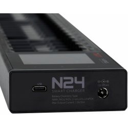 ISDT N24 Intelligent lader til 24 stk. AA / AAA Batterier - Med Rackbeslag