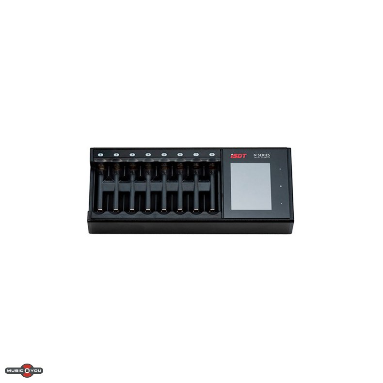 ISDT N8 Intelligent lader til 8 stk. AA / AAA Genopladelige Batterier