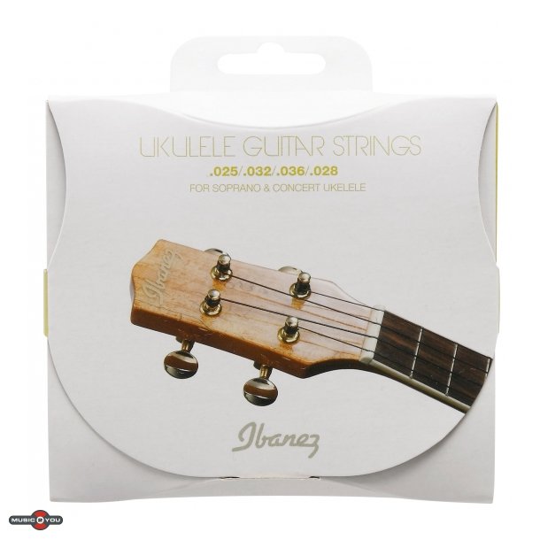 Ibanez IUKS4 Sopran/Concert Ukulelestrenge - Sort