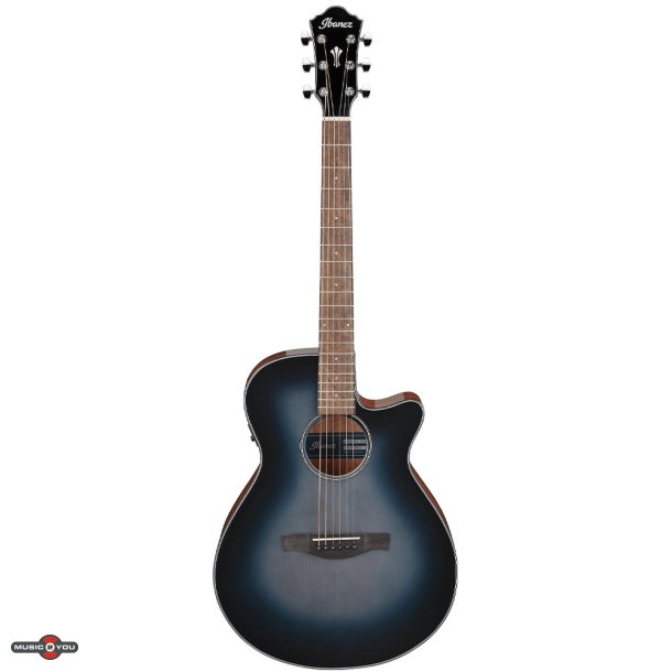 Ibanez AEG50-IBH Western guitar med pickup - Indigo Blue Burst High Gloss