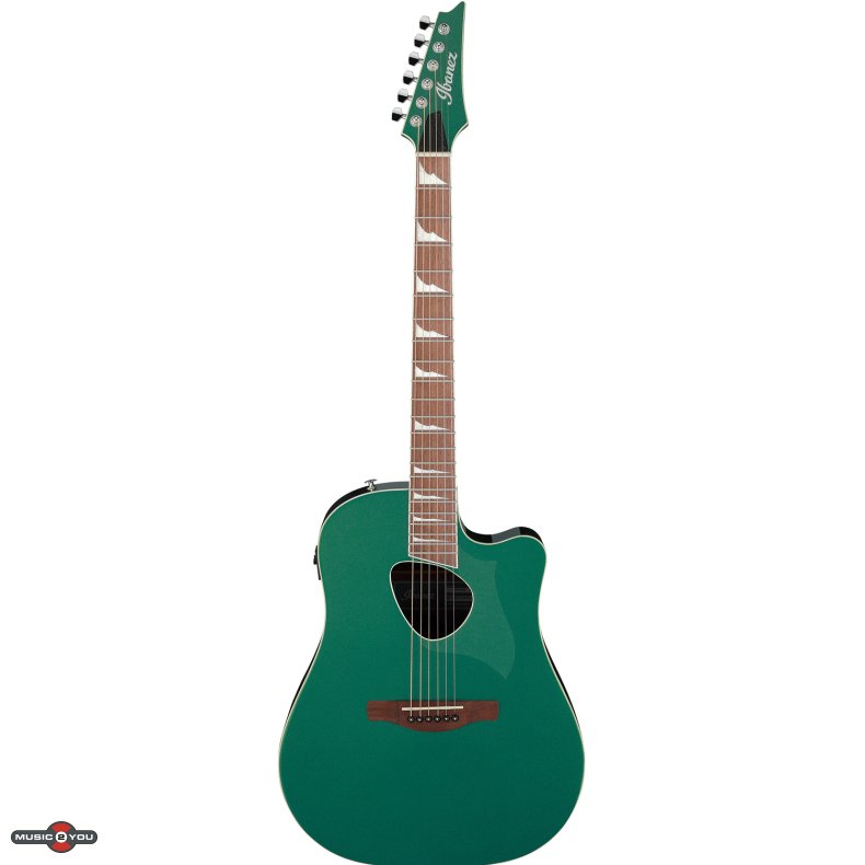 Ibanez ALT30-JGM Western guitar med pickup - Jungle Green Metal High Gloss