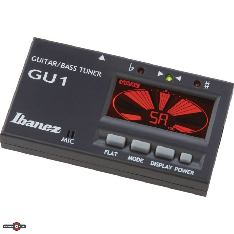 Ibanez GU1-BK Guitar og Bas TunerIbanez GU1-BK Guitar og Bas Tuner
