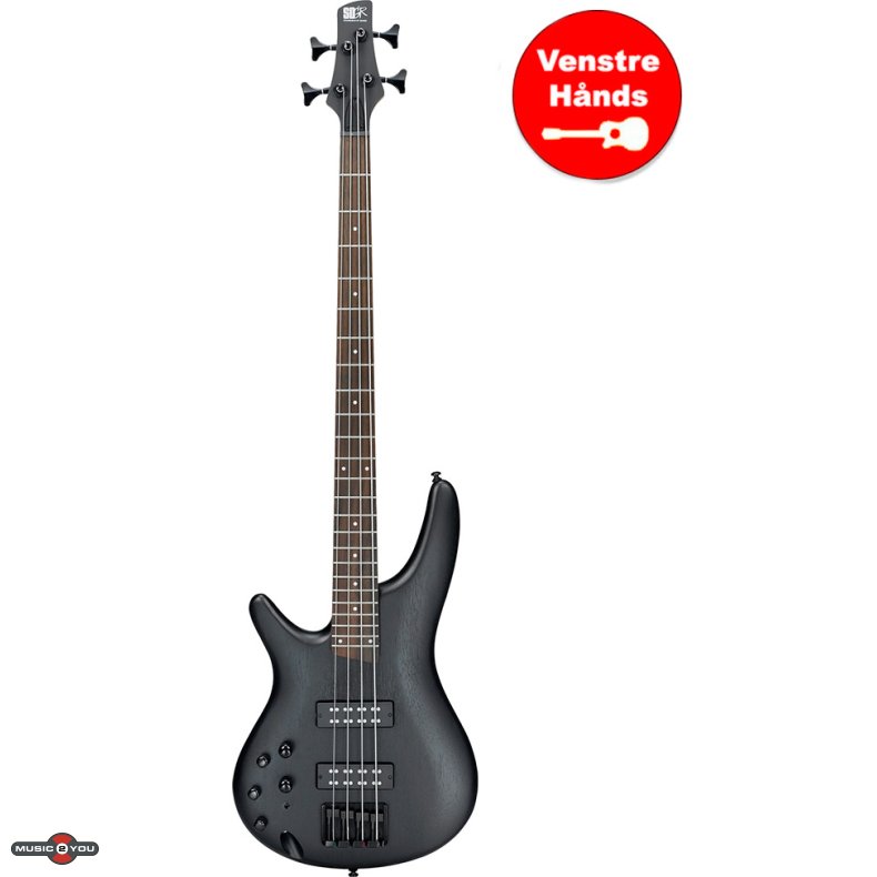 Ibanez SR300EBL-WK El-bas - Weathered Black - Venstrehnds