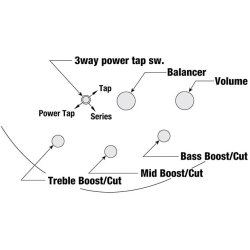 Ibanez SR300EBL-WK El-bas - Weathered Black - Venstrehnds