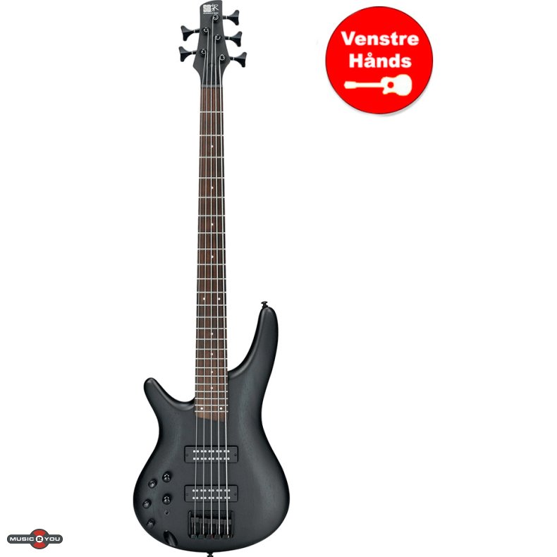 Ibanez SR305EBL-WK El-bas - Weathered Black - Venstrehnds