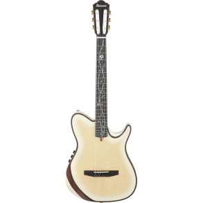Ibanez TOD100FMN-TMM Tim Henson Klassisk Thin guitar med pickup og taske - Toasted Marshmellow Matte