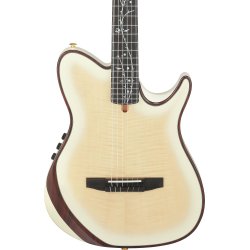 Ibanez TOD100FMN-TMM Tim Henson Klassisk Thin guitar med pickup og taske - Toasted Marshmellow Matte