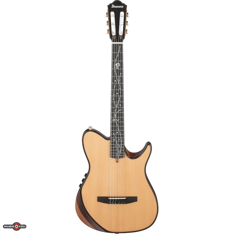 Ibanez TOD100N-NT Tim Henson Klassisk Thin guitar med pickup og taske - Natural