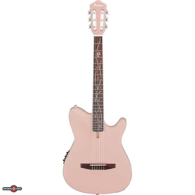 Ibanez TOD10N-PAF Tim Henson Klassisk Thin guitar med pickup - Pink