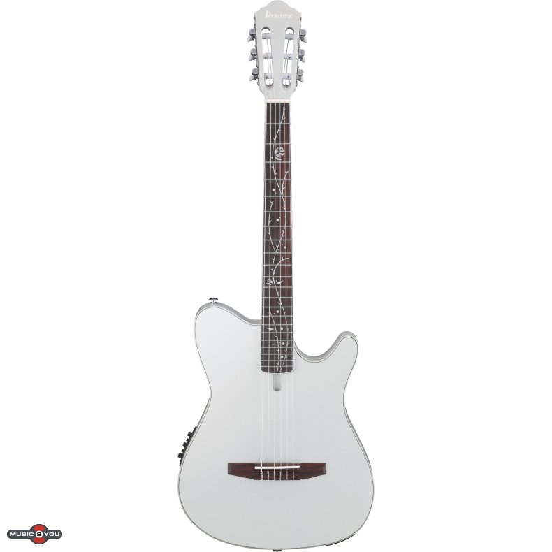 Ibanez TOD10N-SMF Tim Henson Klassisk Thin guitar med pickup - Silver