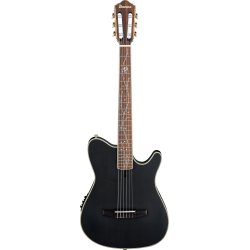 Ibanez TOD10N-TKF Tim Henson Klassisk Thin guitar med pickup - Transparent Black Flat