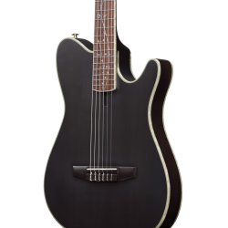 Ibanez TOD10N-TKF Tim Henson Klassisk Thin guitar med pickup - Transparent Black Flat