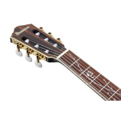 Ibanez TOD10N-TKF Tim Henson Klassisk Thin guitar med pickup - Transparent Black Flat