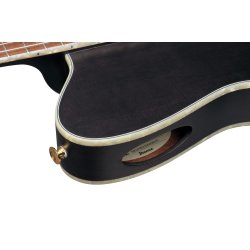 Ibanez TOD10N-TKF Tim Henson Klassisk Thin guitar med pickup - Transparent Black Flat