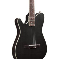 Ibanez TOD10NL-TKF Tim Henson Klassisk Thin guitar med pickup - Transparent Black Flat - Venstreh�nds