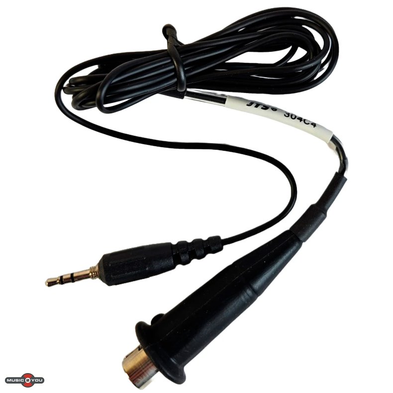 Kabel til JTS 304 Fitness headset med 4pol Mini XLR stik - Sort (Passer til Mipro)