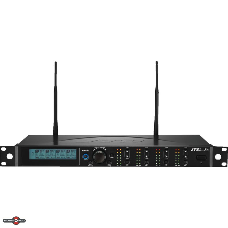 JTS R-4 Trdls Modtager 4 Kanals -  36 MHz Wideband