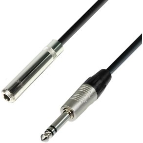 AH K4BOV0300 - Jack 6,3mm Stereo Han - Hun Kabel - 3m