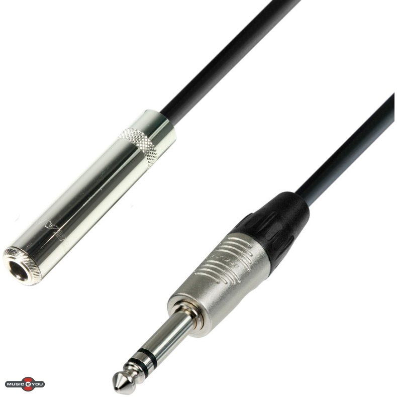 AH K4BOV0300 - Jack 6,3mm Stereo Han - Hun Kabel - 3m