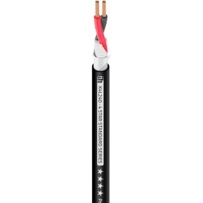 AH K4LS240 H�jttaler kabel 2x4,0mm2 - Sort (meterm�l)