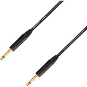 AH Instrument Kabel med Neutrik Jack 6,3mm Mono Han - Han Jack