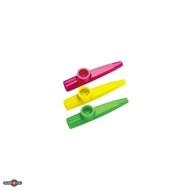 Plastik Kazoo i assorterede farver
