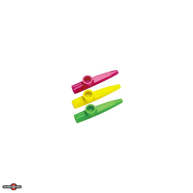 Plastik Kazoo i assorterede farver