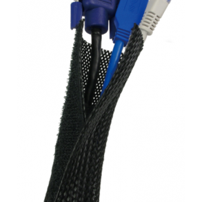 LogiLink Kabelstrmpe / kabelskjuler med velcro - 32mm / 1,8m