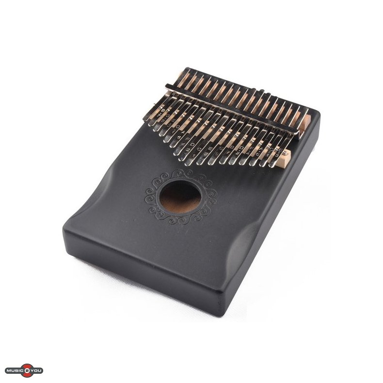 Kalimba i Solid Pine - Black med 17 toner