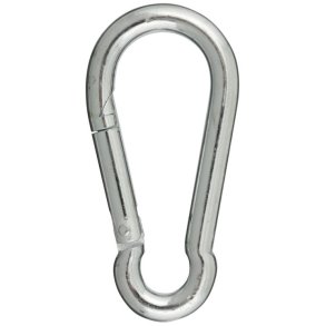 Karabinhage Galvaniseret 5x50mm - Slv