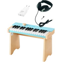 Donner KIDO V-10 B�rne El Klaver - Lys Bl� - Bundle