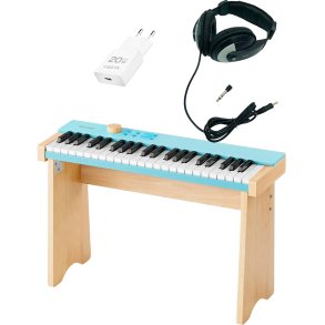 Donner KIDO V-20 B�rne El Klaver - Lys Bl� - Bundle