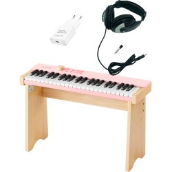 Donner KIDO V-20 B�rne El Klaver - Lys Pink - Bundle