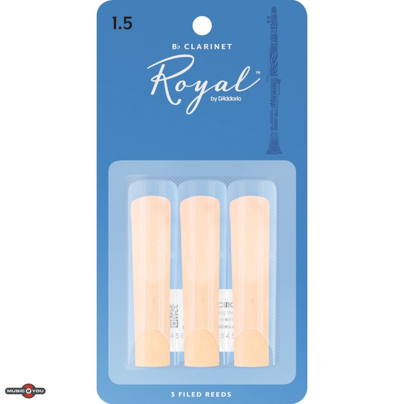 D'Addario Royal Klarinet-blade Bb - 3 Pack