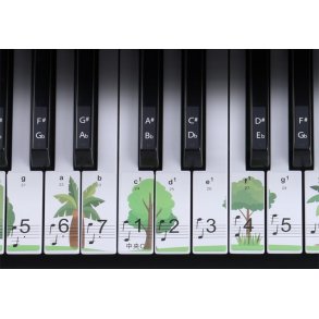 Klisterm�rker til Keyboard og klaver - Tr�er