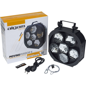 Algam Lighting Moving Mirror 6 - Spejlkugle lyseffekt