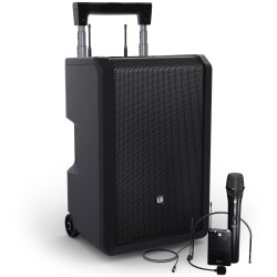 LD Systems ANNY 10 HBH 2 - Batteri hjttaler med trdls hndholdt + headset