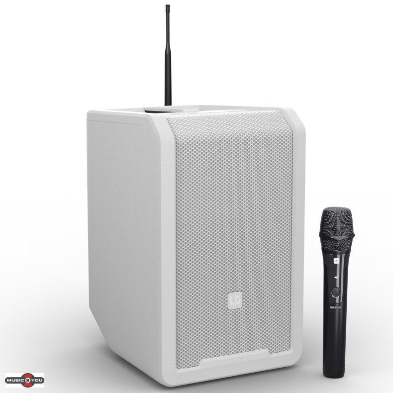 LD Systems ANNY 8 HHD - Batteri hjttaler med trdls hndholdt - Hvid