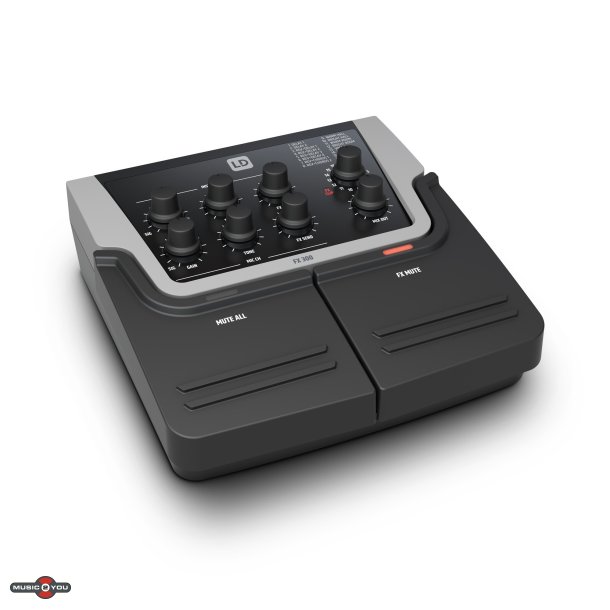 LD Systems FX300 2 kanals pedal med 16 digital effekter