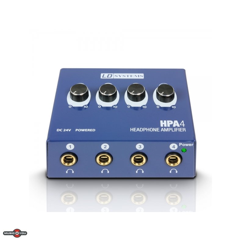 LD Systems HPA 4 - Hovedtelefonforstrker 4 kanaler