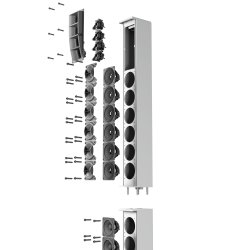 LD Systems Maui 44 G2 W - Aktiv PA Sjle system - Hvid