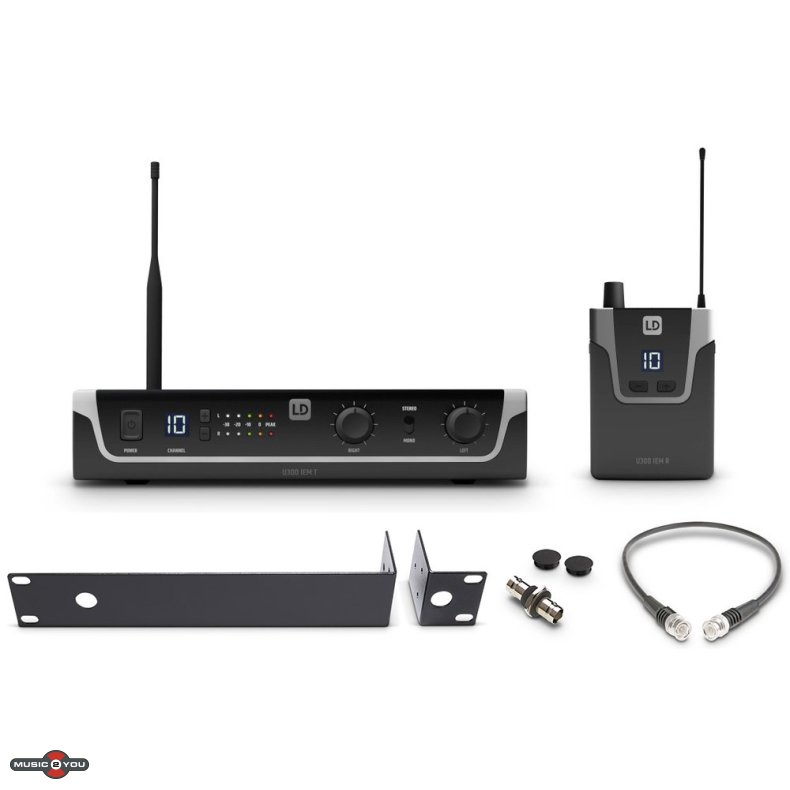 LD Systems U305 IEM In-Ear System - 584-608 MHz