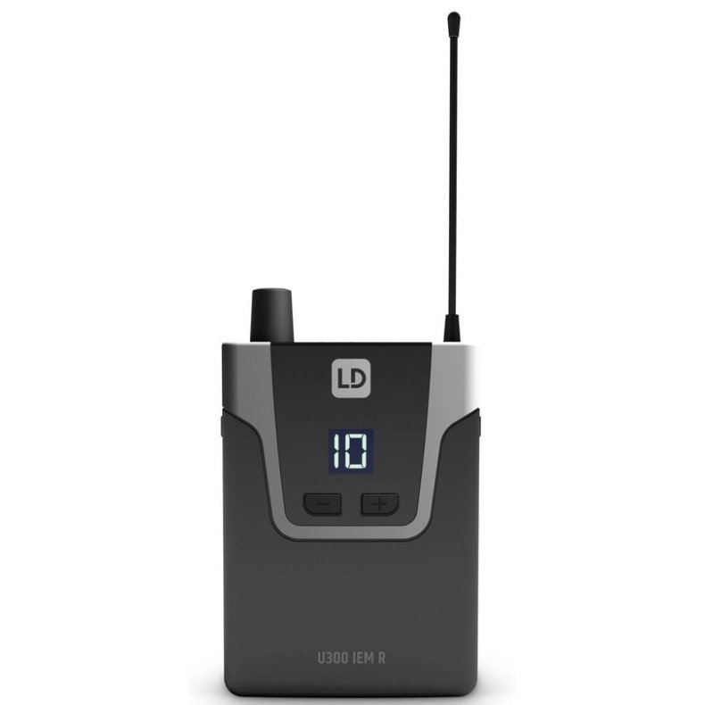 LD Systems U305 IEM R - In-Ear bodypack modtager 584-608 MHz