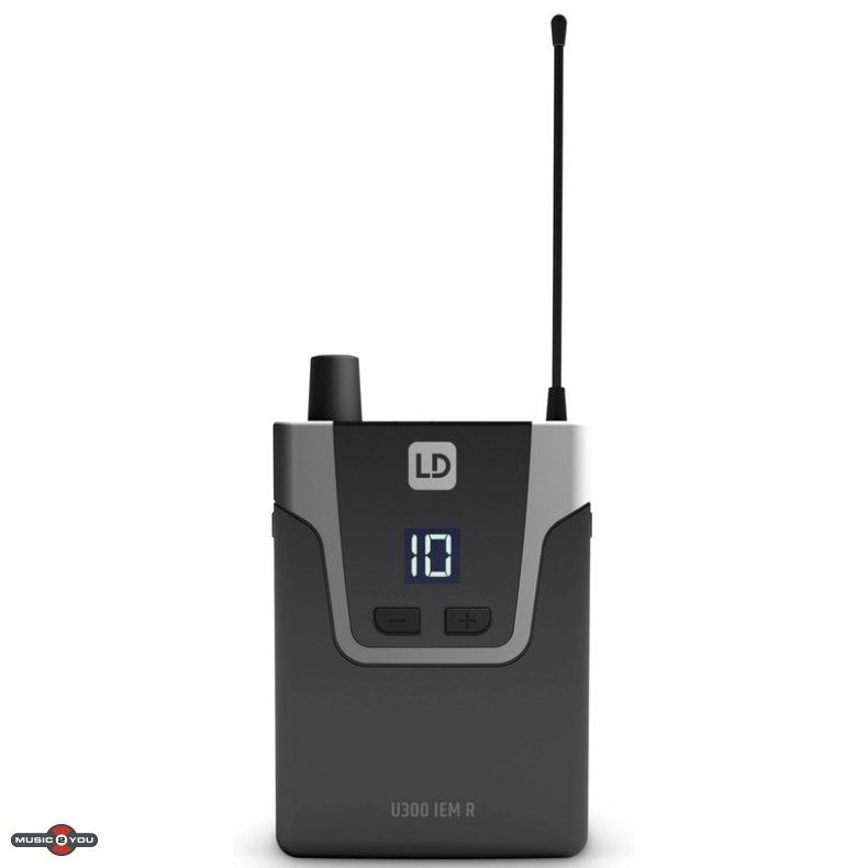 LD Systems U305 IEM R - In-Ear bodypack modtager 584-608 MHz