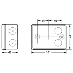 LK U9 Membrandse 2.5mm - Hvid