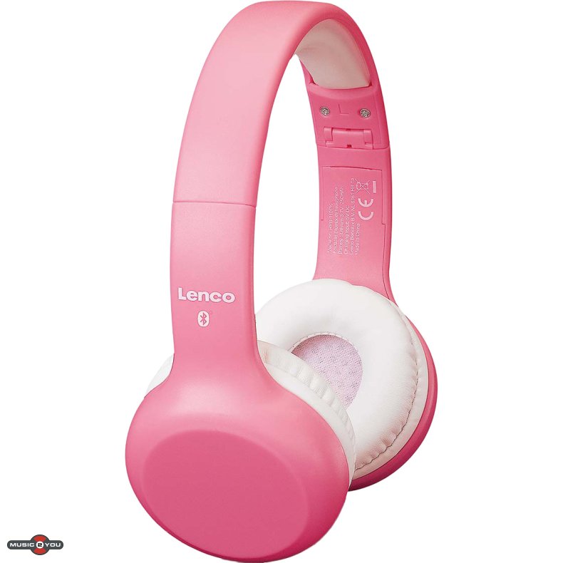 Lenco HPB-110PK Bluetooth Hovedtelefoner til b�rn - Pink