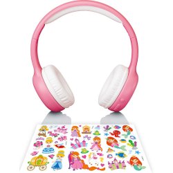 Lenco HPB-110PK Bluetooth Hovedtelefoner til b�rn - Pink